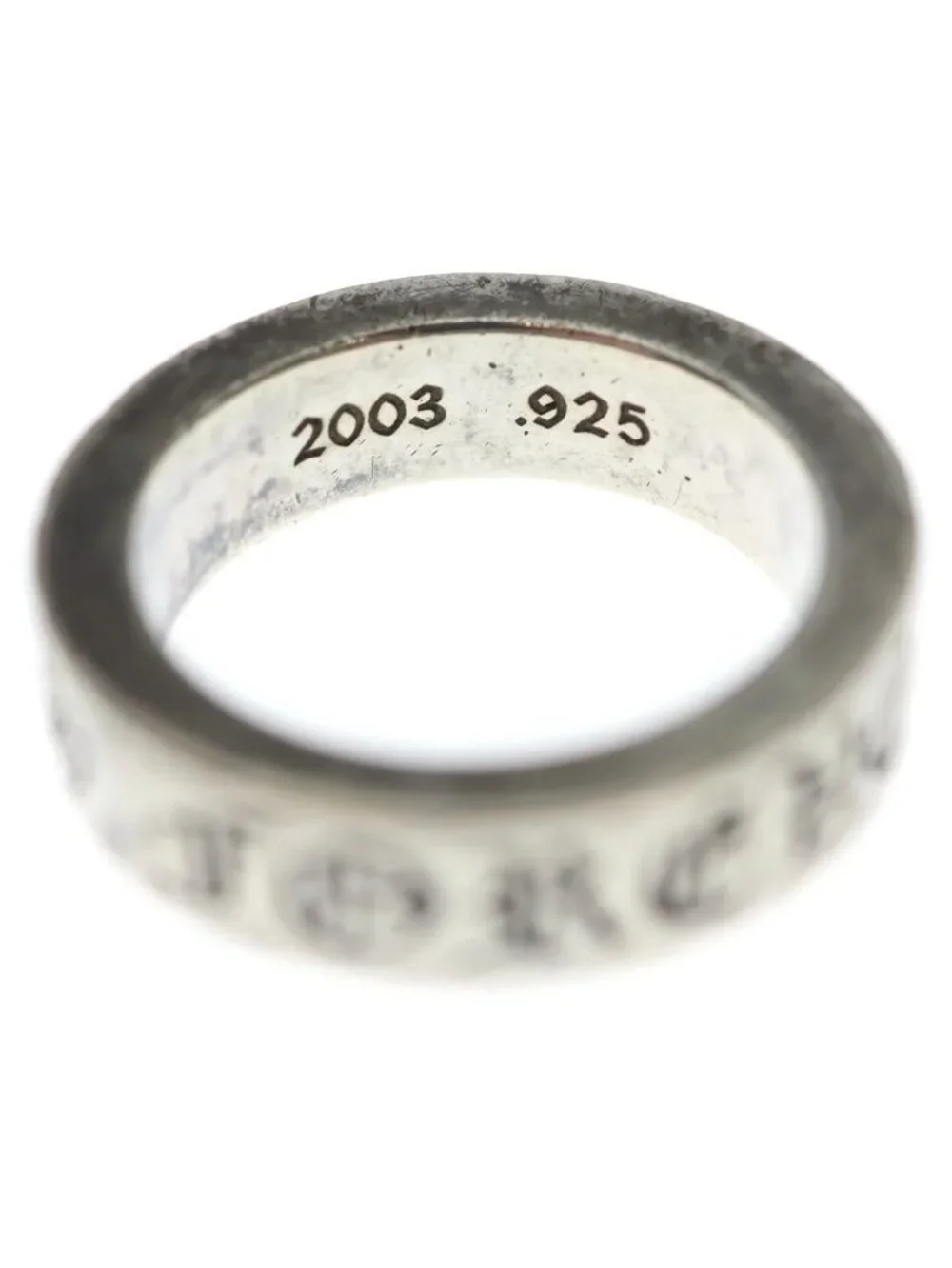 Chrome Hearts Spacer Forever Ring Silver